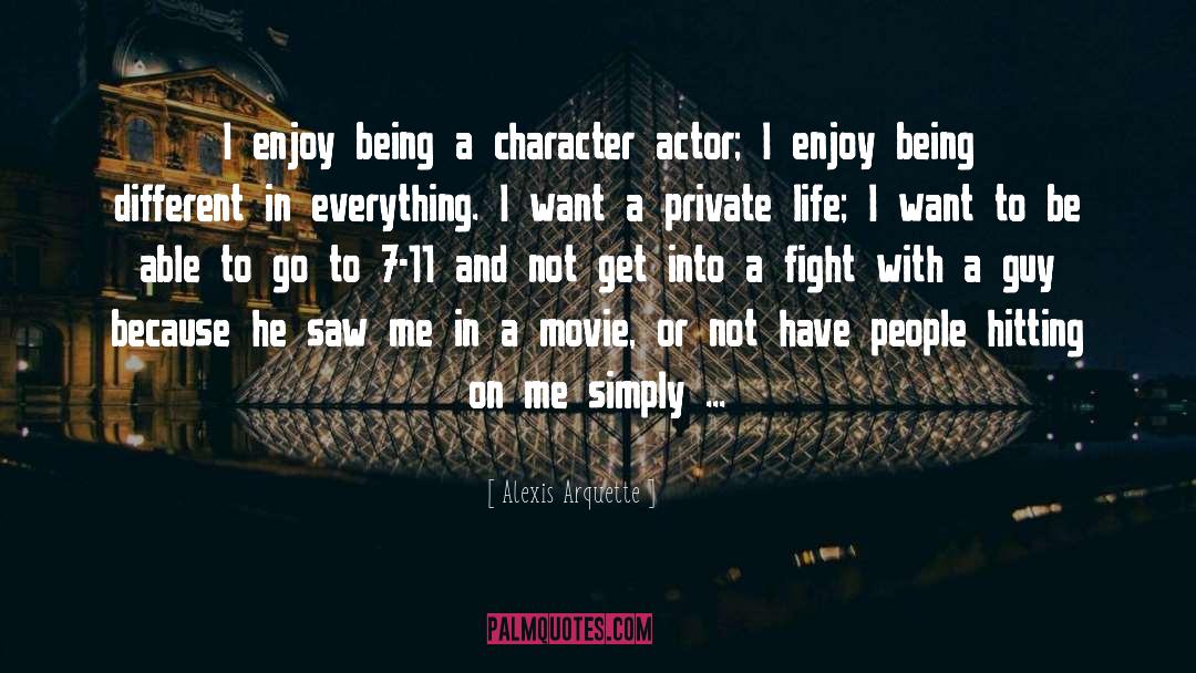 Alexis Arquette Quotes: I enjoy being a character