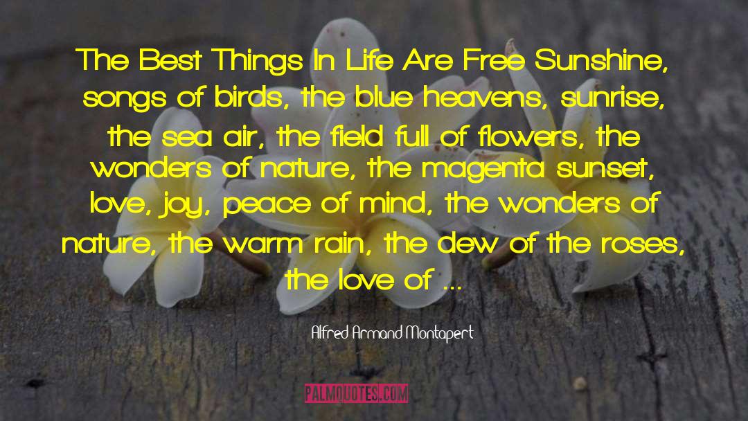 Alfred Armand Montapert Quotes: The Best Things In Life