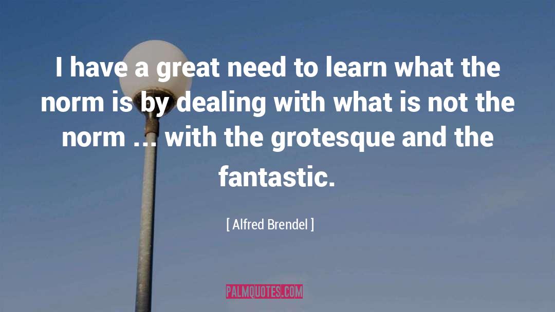Alfred Brendel Quotes: I have a great need