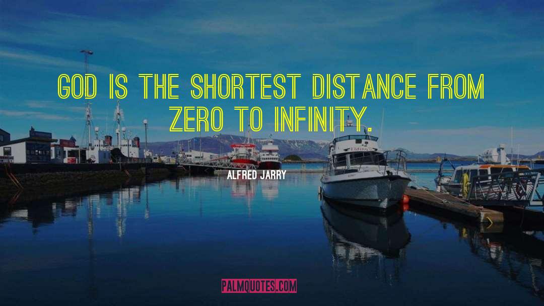 Alfred Jarry Quotes: God is the shortest distance