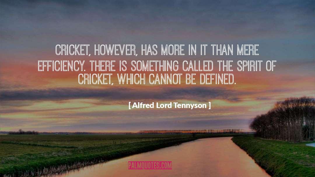 Alfred Lord Tennyson Quotes: Cricket, however, has more in