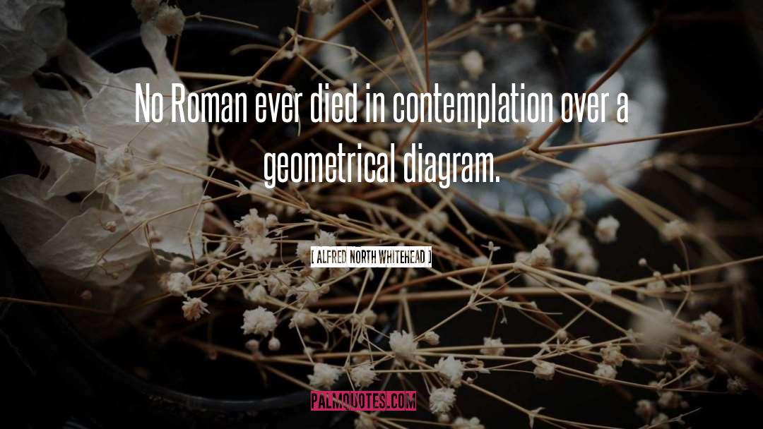 Alfred North Whitehead Quotes: No Roman ever died in