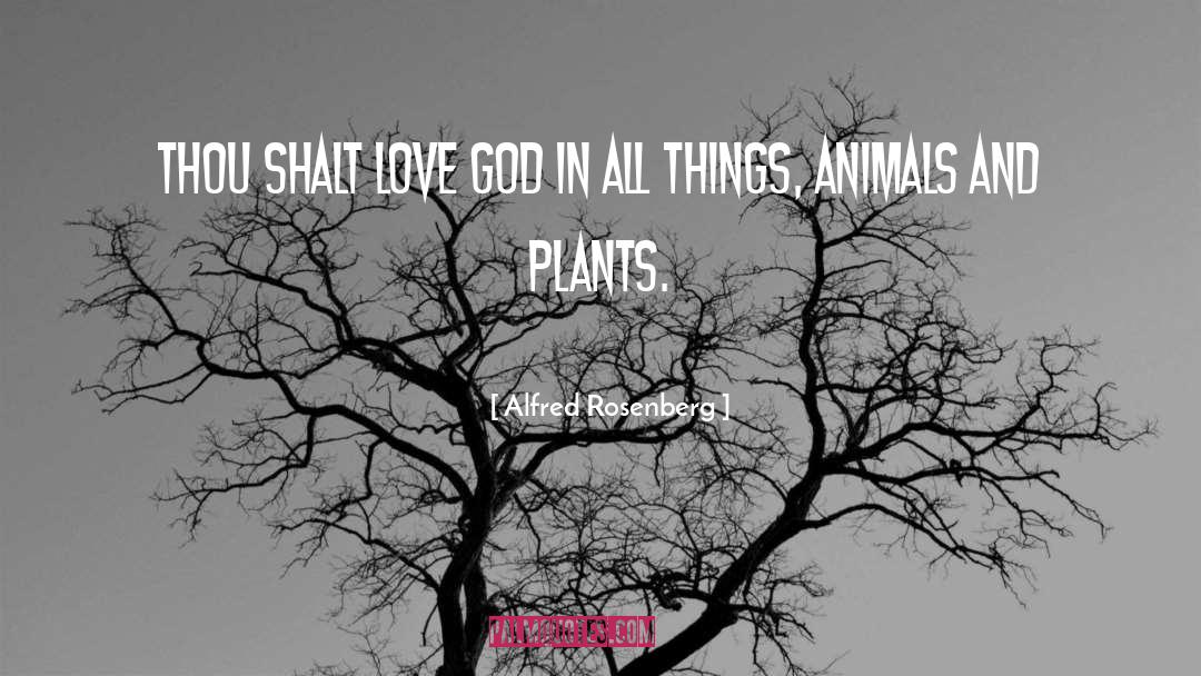 Alfred Rosenberg Quotes: Thou shalt love God in