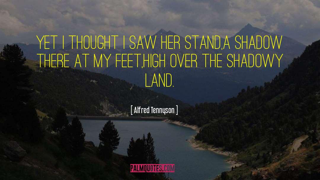 Alfred Tennyson Quotes: Yet I thought I saw