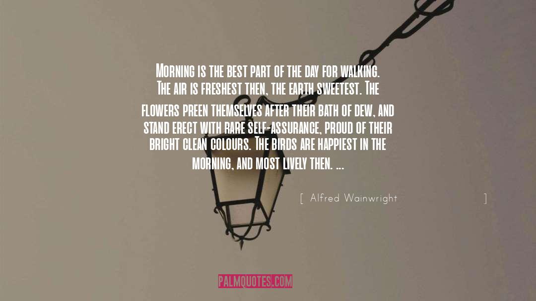 Alfred Wainwright Quotes: Morning is the best part