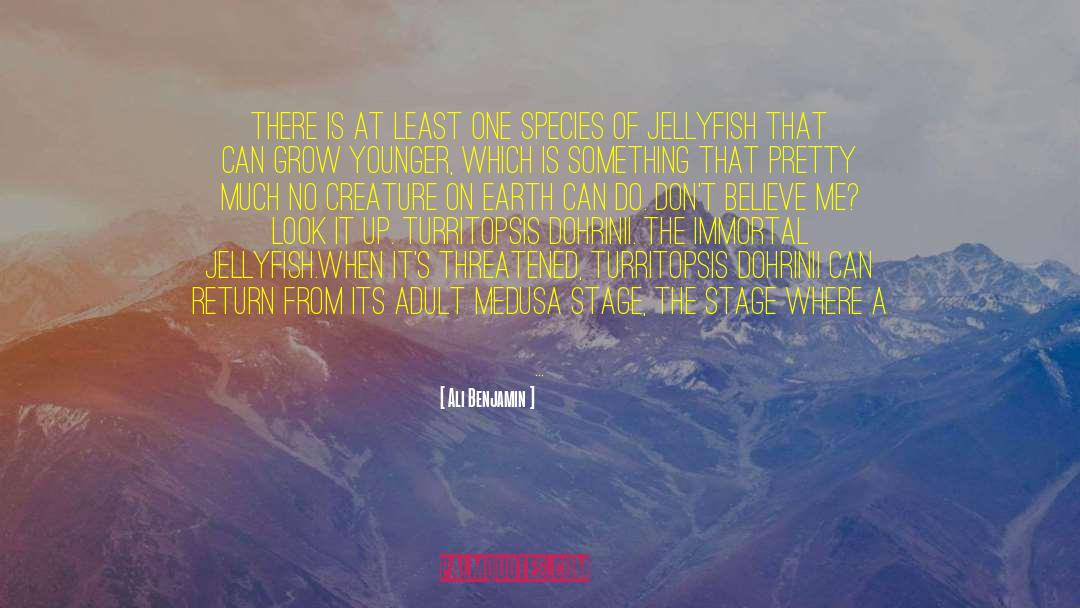 Ali Benjamin Quotes: There is at least one