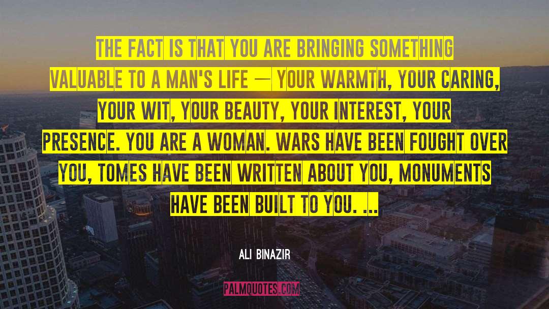 Ali Binazir Quotes: The fact is that you
