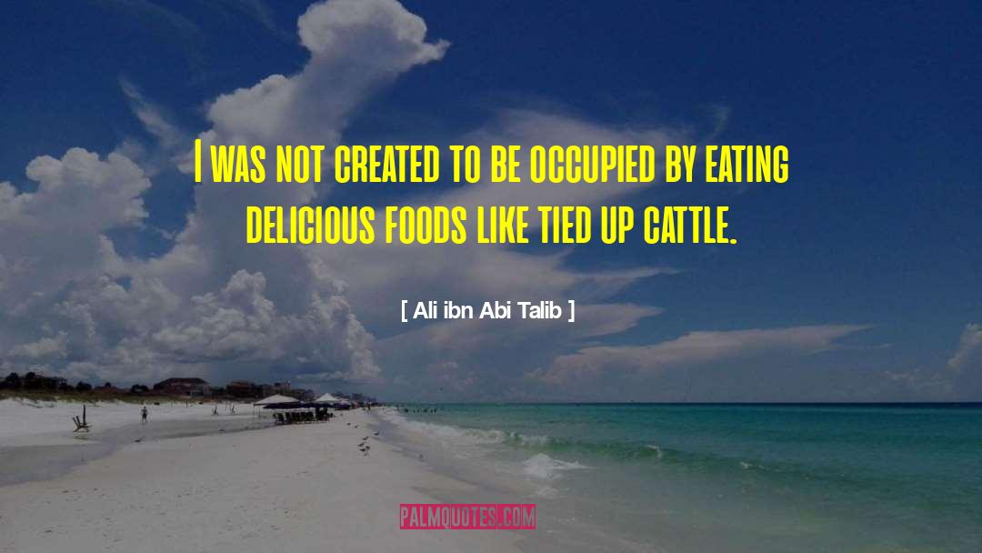 Ali Ibn Abi Talib Quotes: I was not created to