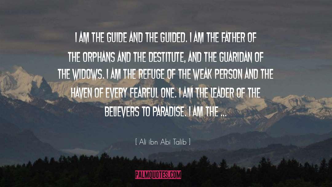 Ali Ibn Abi Talib Quotes: I am the guide and