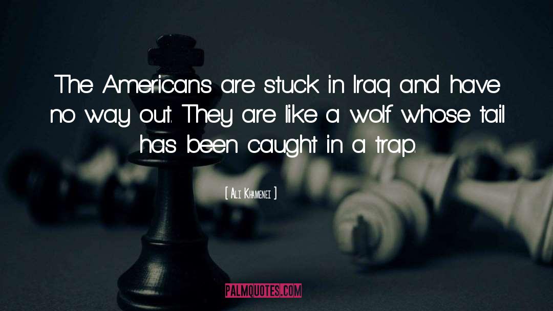 Ali Khamenei Quotes: The Americans are stuck in