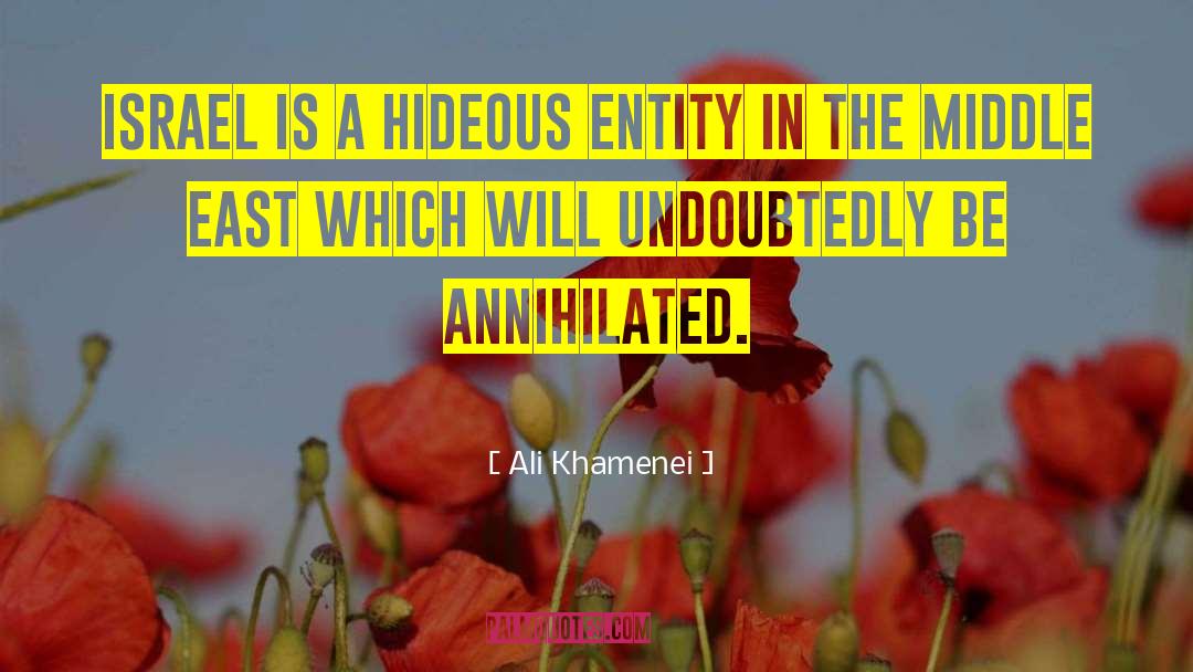 Ali Khamenei Quotes: Israel Is A Hideous Entity