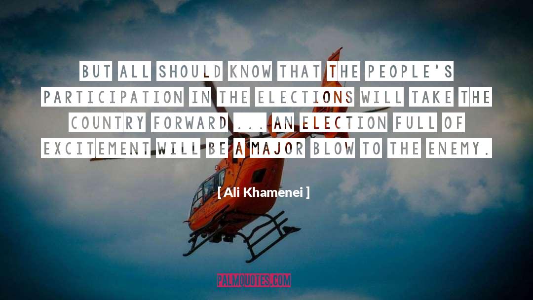 Ali Khamenei Quotes: But all should know that