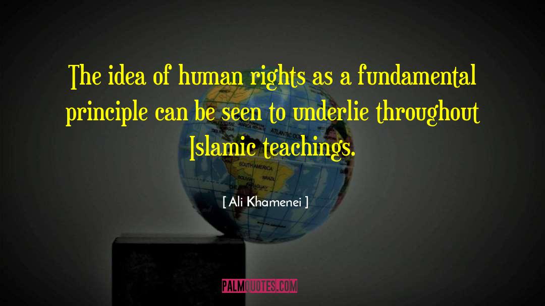 Ali Khamenei Quotes: The idea of human rights