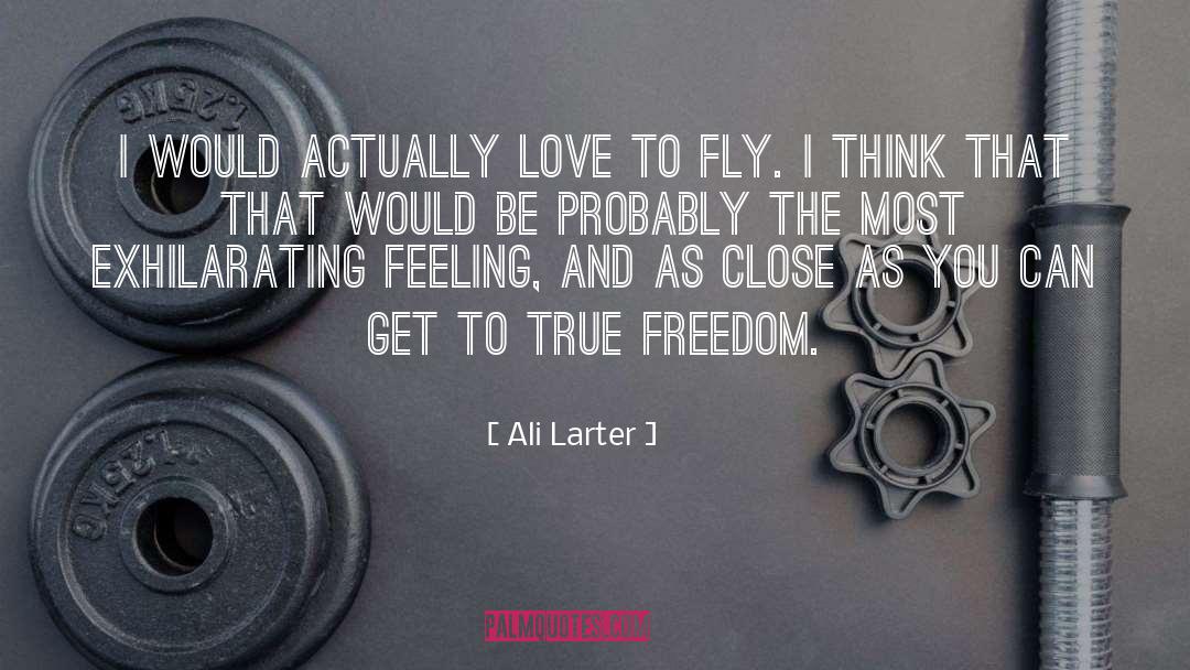 Ali Larter Quotes: I would actually love to