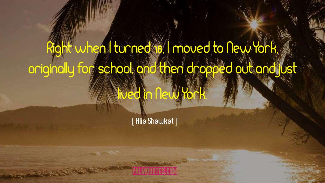 Alia Shawkat Quotes: Right when I turned 18,