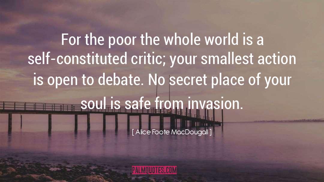 Alice Foote MacDougall Quotes: For the poor the whole