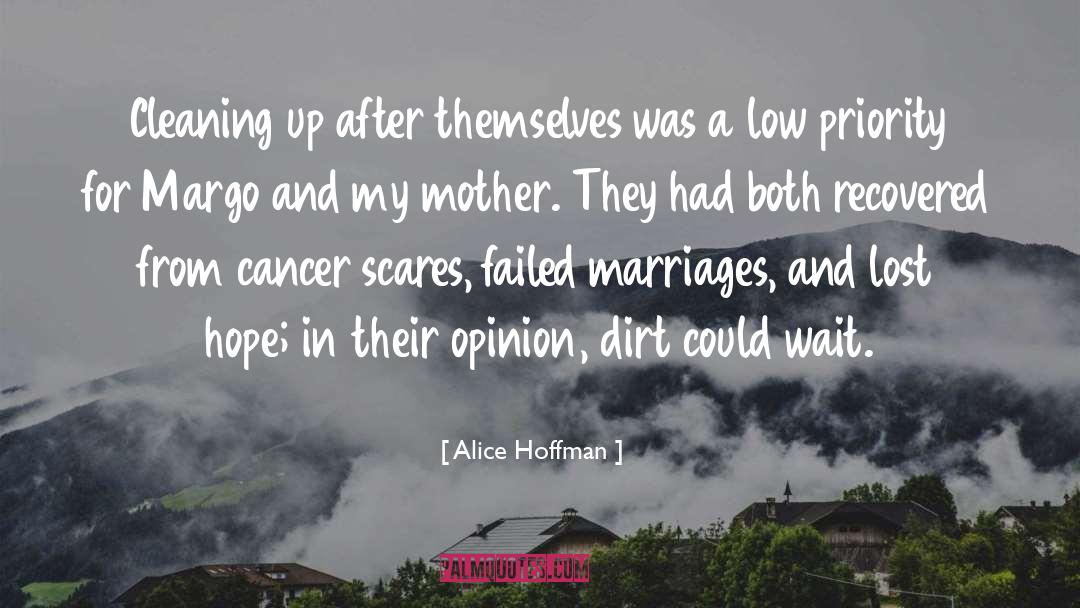 Alice Hoffman Quotes: Cleaning up after themselves was