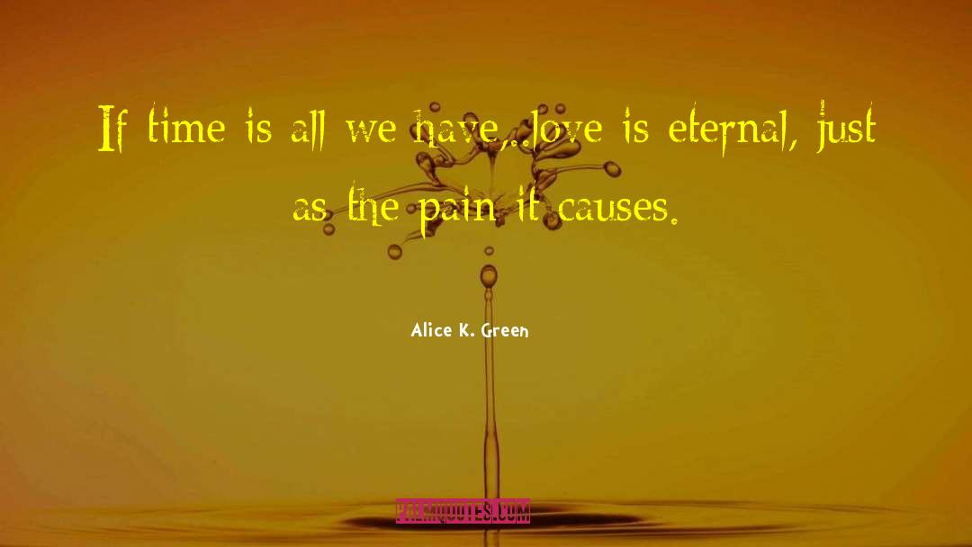 Alice K. Green Quotes: If time is all we