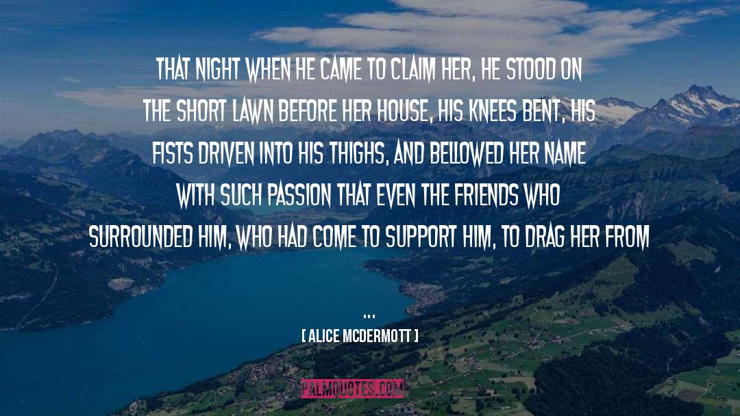 Alice McDermott Quotes: That night when he came