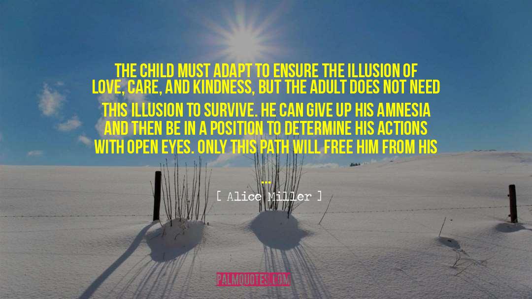 Alice   Miller Quotes: The child must adapt to
