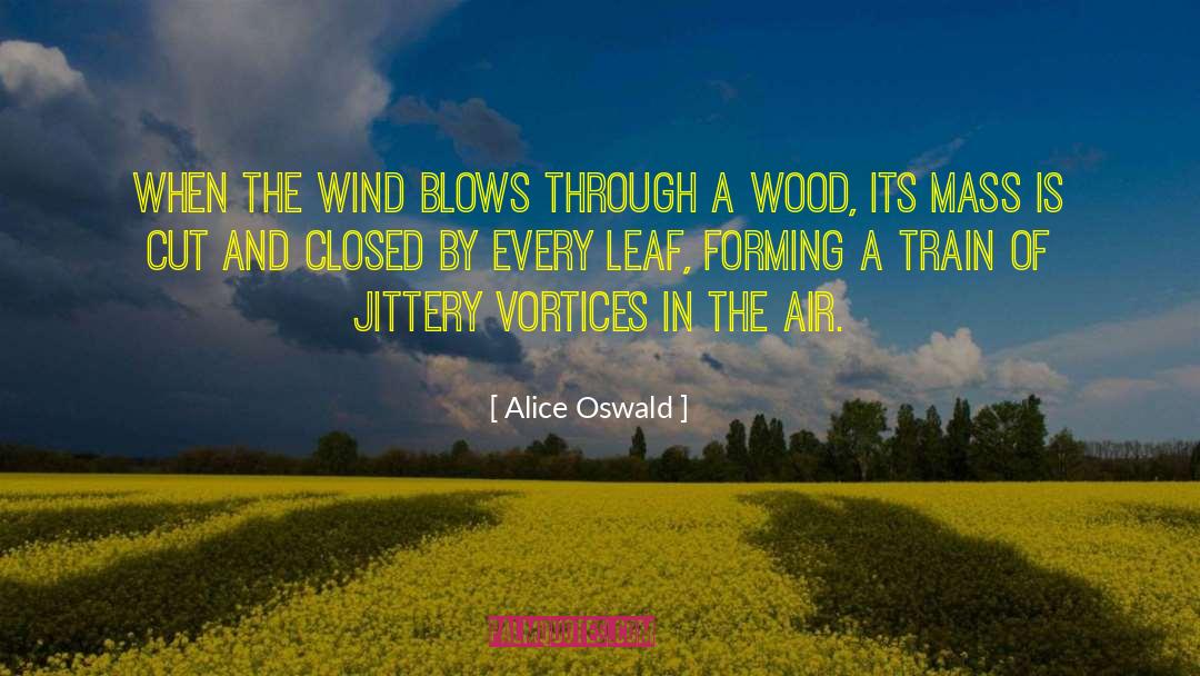 Alice Oswald Quotes: When the wind blows through