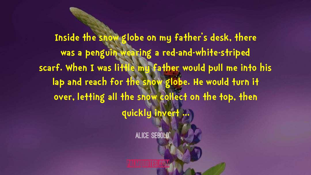 Alice Sebold Quotes: Inside the snow globe on