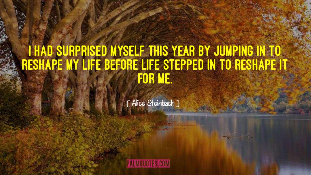 Alice Steinbach Quotes: I had surprised myself this