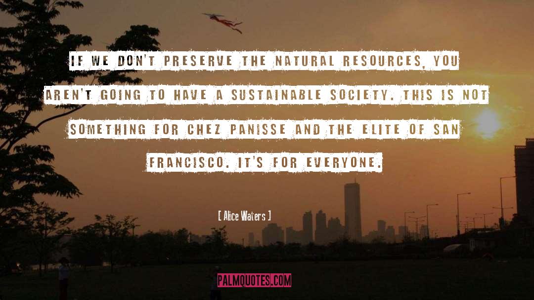 Alice Waters Quotes: If we don't preserve the