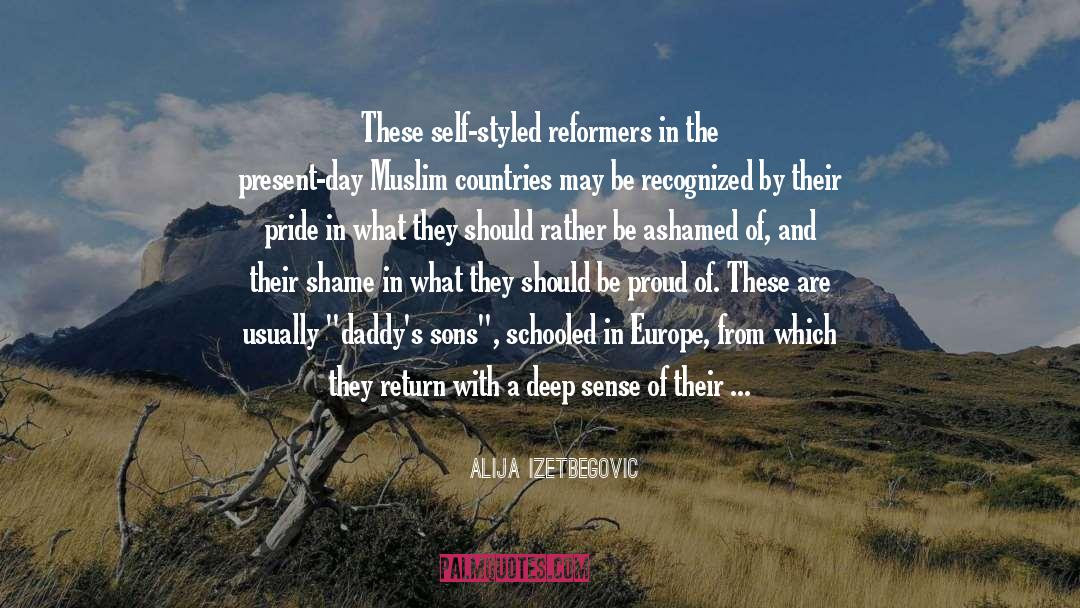 Alija Izetbegovic Quotes: These self-styled reformers in the
