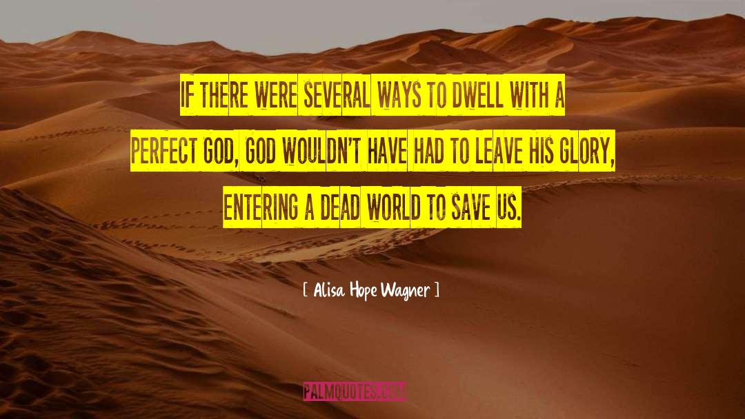 Alisa Hope Wagner Quotes: If there were several ways