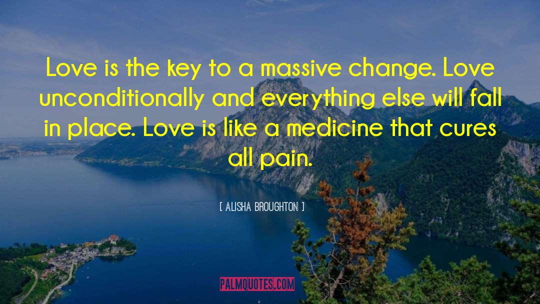 Alisha Broughton Quotes: Love is the key to