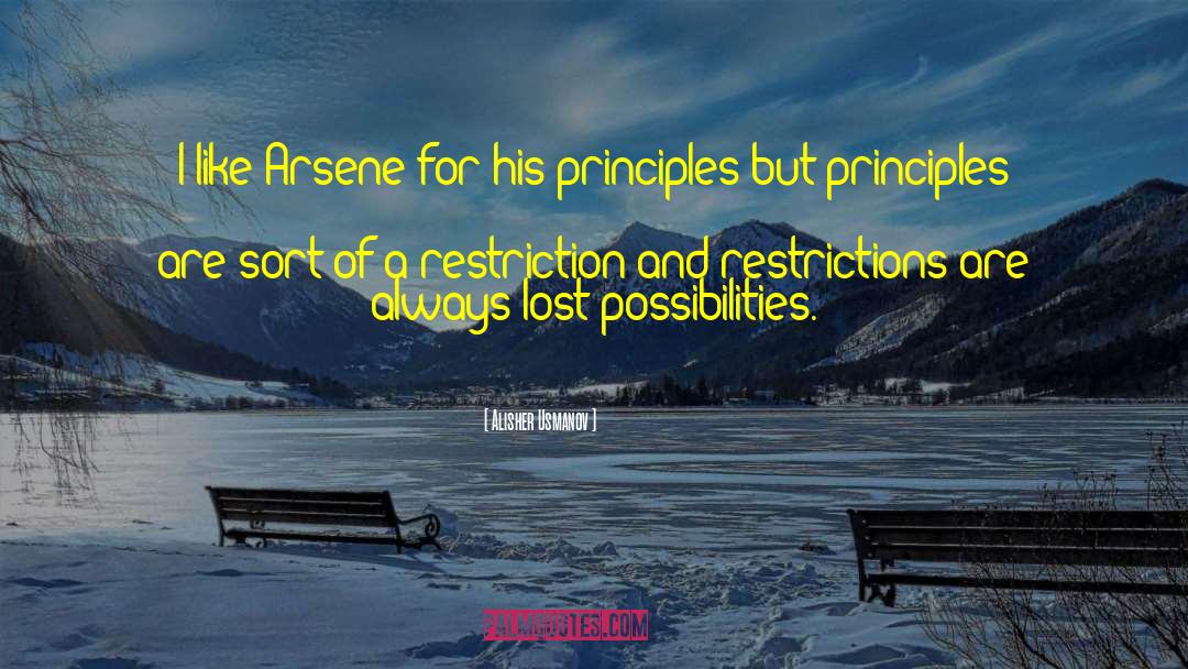 Alisher Usmanov Quotes: I like Arsene for his