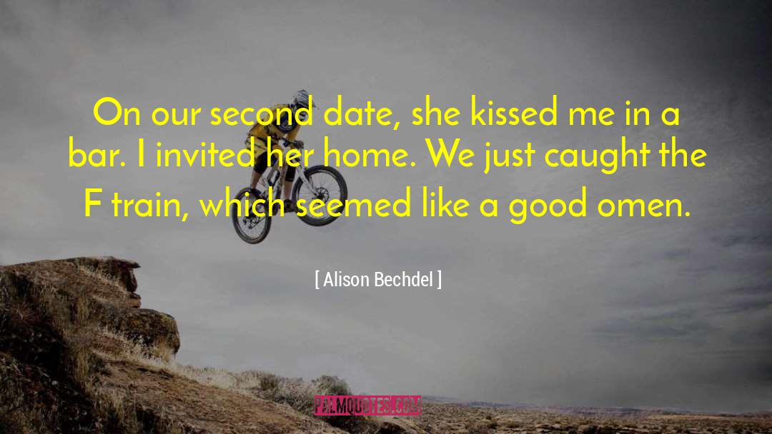 Alison Bechdel Quotes: On our second date, she