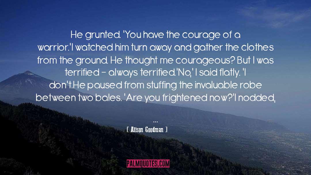 Alison Goodman Quotes: He grunted. 'You have the
