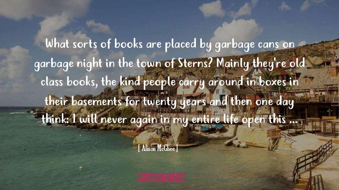 Alison McGhee Quotes: What sorts of books are