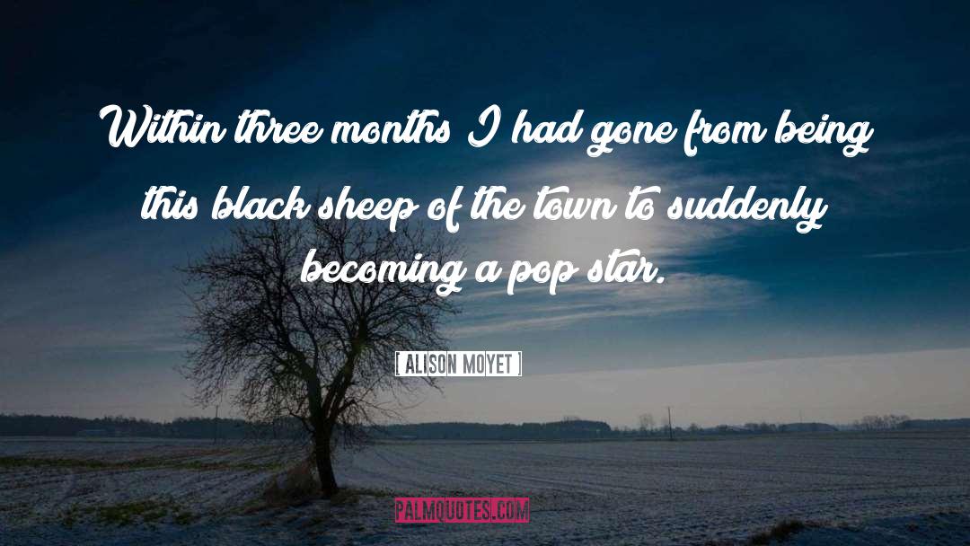 Alison Moyet Quotes: Within three months I had