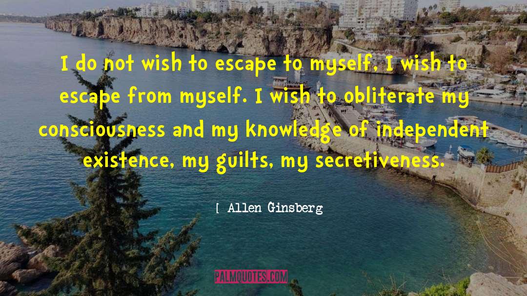 Allen Ginsberg Quotes: I do not wish to