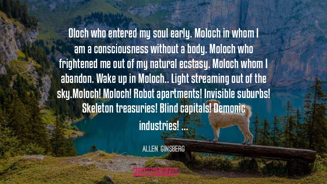 Allen Ginsberg Quotes: Oloch who entered my soul
