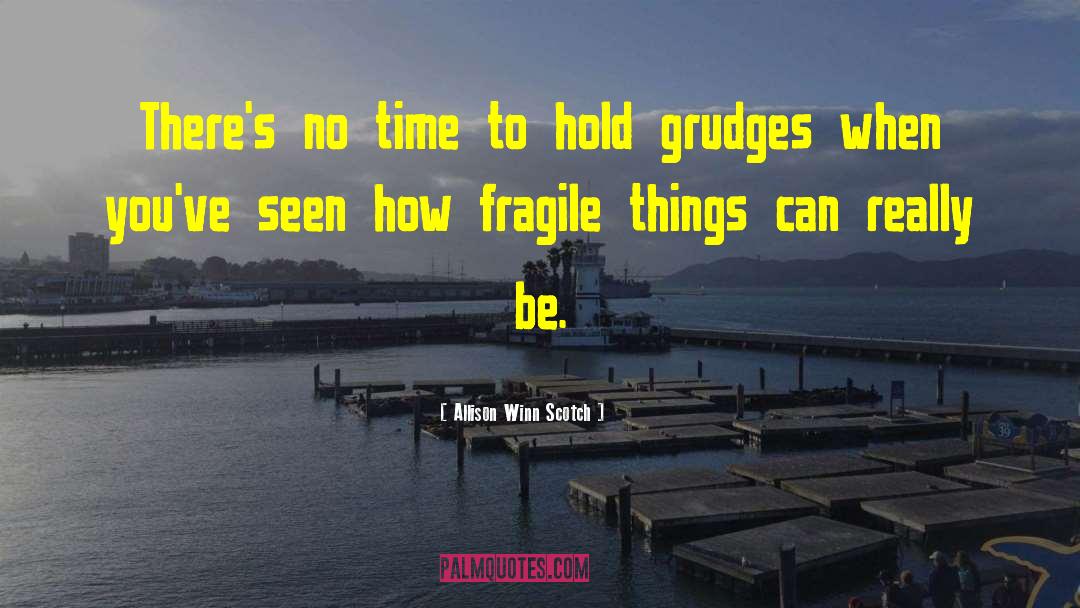 Allison Winn Scotch Quotes: There's no time to hold