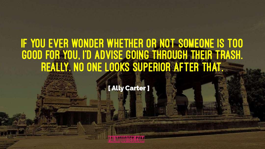 Ally Carter Quotes: If you ever wonder whether