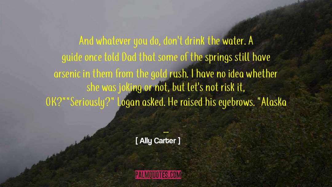 Ally Carter Quotes: And whatever you do, don't