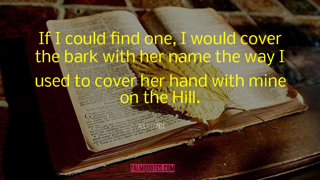Ally Condie Quotes: If I could find one,
