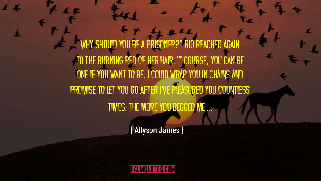 Allyson James Quotes: Why should you be a