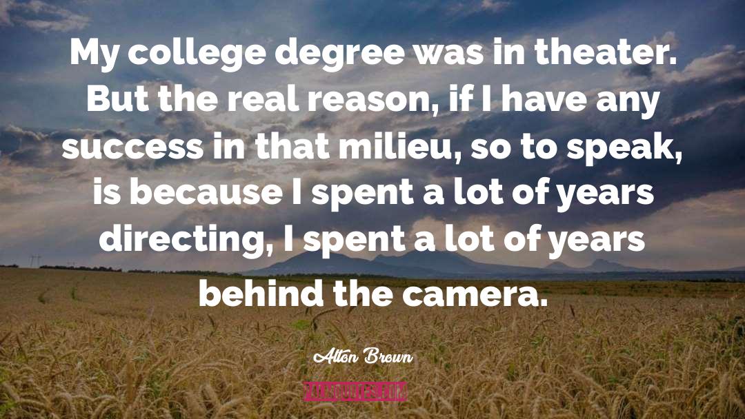 Alton Brown Quotes: My college degree was in