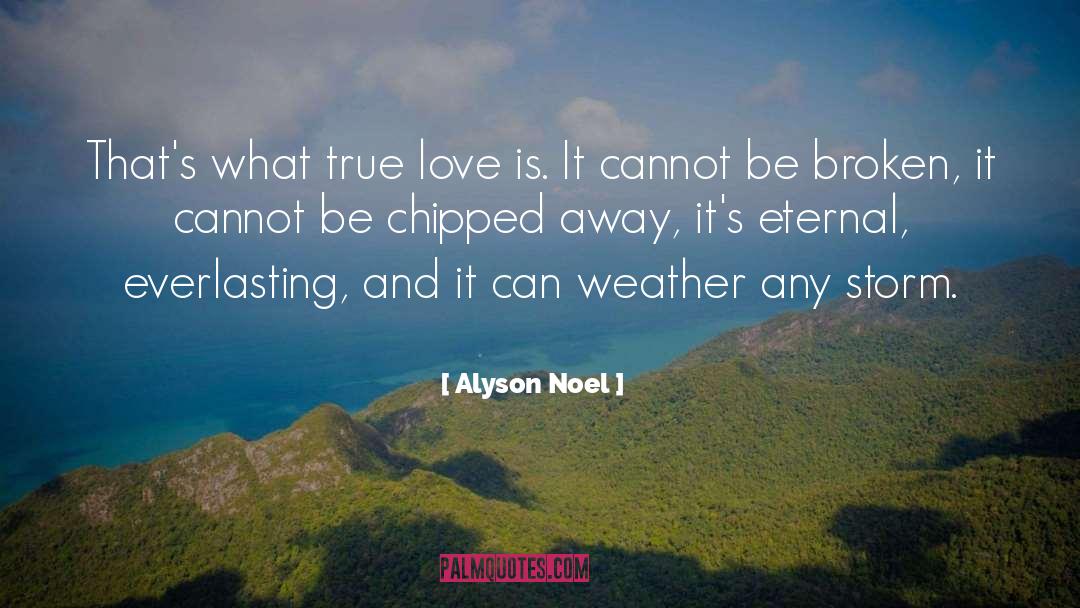 Alyson Noel Quotes: That's what true love is.