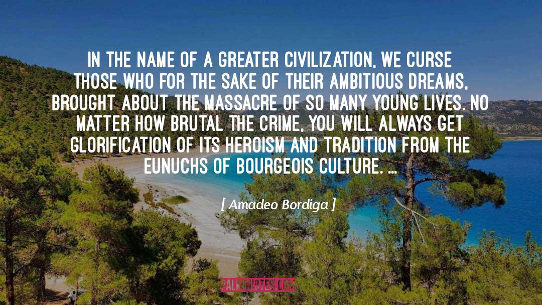Amadeo Bordiga Quotes: In the name of a