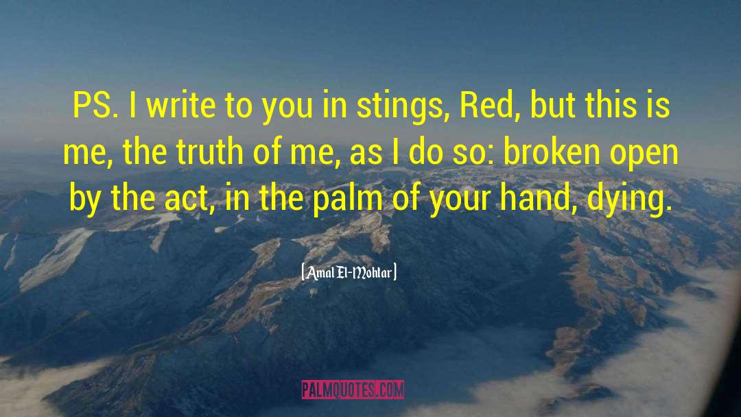 Amal El-Mohtar Quotes: PS. I write to you