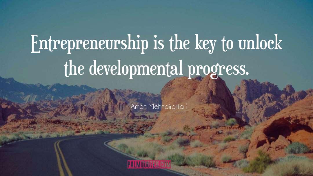 Aman Mehndiratta Quotes: Entrepreneurship is the key to