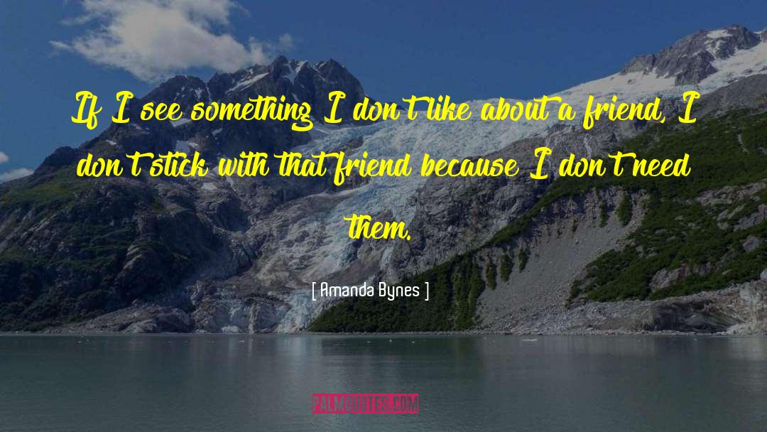 Amanda Bynes Quotes: If I see something I