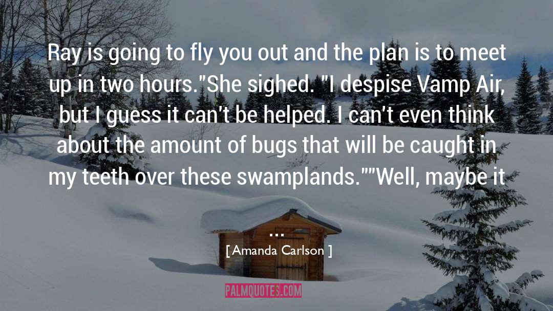 Amanda Carlson Quotes: Ray is going to fly
